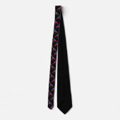 Regenboogkleurige Giraffe Stropdas (Achterkant)