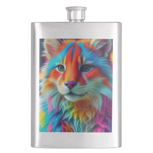 Regenboogkleurige harige kat-68587 flacon