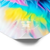 Regenboogkleurige harige kat-68587 perfect poster (Hoek)