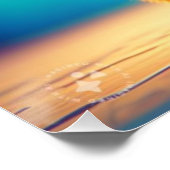 Regenboogkleurige kitten Cartoon Perfect Poster (Hoek)