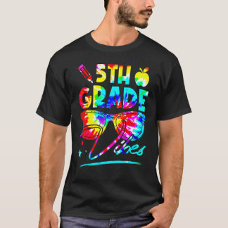 Regenboogkleurige kleurstof 5e grijze flesjes teru t-shirt