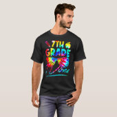 Regenboogkleurige kleurstof 7e graadflesjes terug t-shirt (Voorkant volledig)