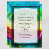 Regenboogkleurige levensboom kaart (Voorkant / Achterkant)