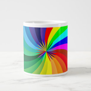 Regenboogkleurige Mandala-46556 Grote Koffiekop