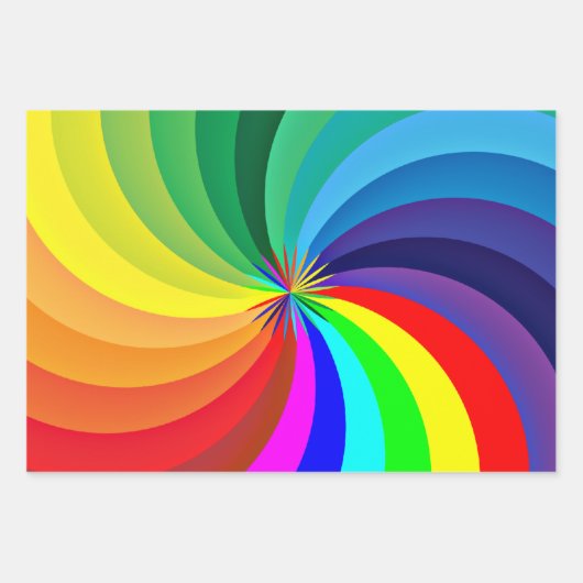 Regenboogkleurige Mandala-46556 Inpakpapier Vel (Voorkant)