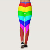 Regenboogkleurige Mandala-46556 Leggings (Achterkant)
