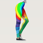 Regenboogkleurige Mandala-46556 Leggings (Rechts)