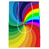 Regenboogkleurige Mandala-46556 Medium Cadeauzakje (Achterkant)
