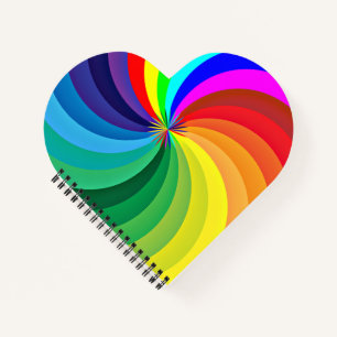 Regenboogkleurige Mandala-46556 Notitieboek