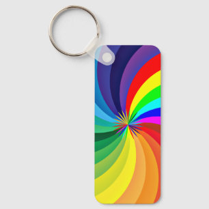 Regenboogkleurige Mandala-46556 Sleutelhanger