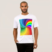 Regenboogkleurige Mandala-46556 T-shirt (Voorkant volledig)