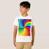 Regenboogkleurige Mandala-46556 T-shirt (Voorkant volledig)