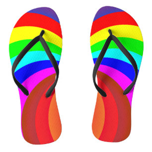 Regenboogkleurige Mandala-46556 Teenslippers