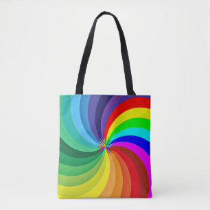Regenboogkleurige Mandala-46556 Tote Bag