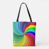 Regenboogkleurige Mandala-46556 Tote Bag (Achterkant)