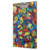 Regenboogkleurige moderne marmering Party patroon Klembord (Links)