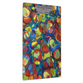 Regenboogkleurige moderne marmering Party patroon Klembord (Rechts)