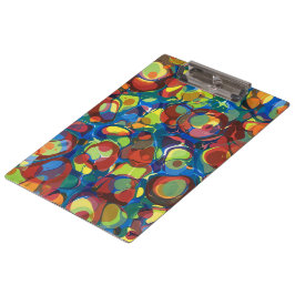 Regenboogkleurige moderne marmering Party patroon Klembord