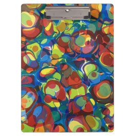 Regenboogkleurige moderne marmering Party patroon Klembord