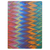 Regenboogkleurige moderne marmering Vertigo patroo Klembord (Achterkant)