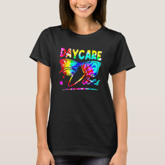 Regenboogkleurige ogen overdag vibes terug naar Sc T-shirt