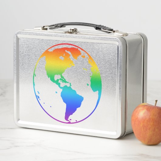 Regenboogkleurige planeet aarde (In situ)