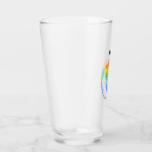 Regenboogkleurige planeet aarde glas (Rechts)