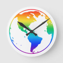 Regenboogkleurige planeet aarde