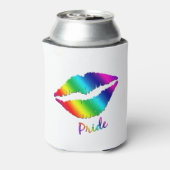 regenboogkleurige spoelen blikjeskoeler (Blikje Achterkant)