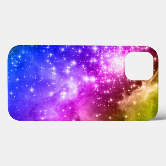 Regenboogkleurige sterren Case-Mate iPhone case (Achterkant (horizontaal))