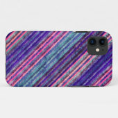 Regenboogkleurige stripes Case-Mate iPhone case (Achterkant (horizontaal))