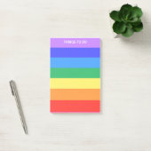 Regenboogkleurige strips om te doen post-it® notes (Kantoor)