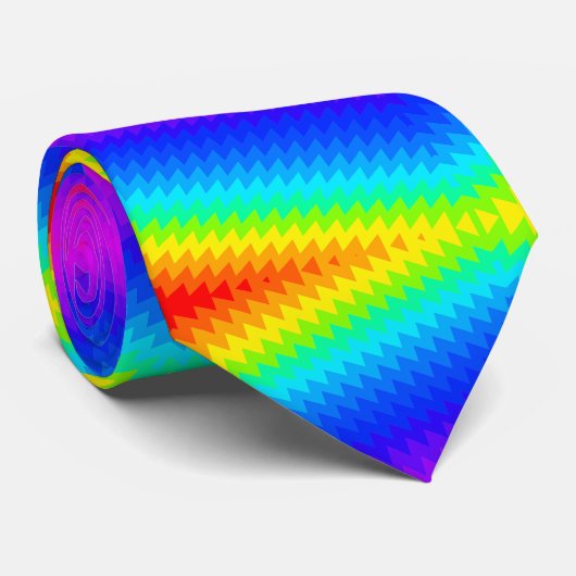 regenboogkleurige stropdas (Opgerold)