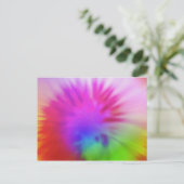 regenboogkleurige stropdas briefkaart (Staand voorkant)