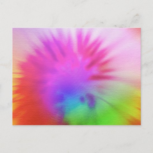 regenboogkleurige stropdas briefkaart (Voorkant)