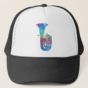 Regenboogkleurige Tuba Trucker Pet