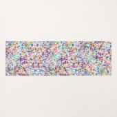  regenboogkleurige verfdruppels yogamat (Achterkant (horizontaal))