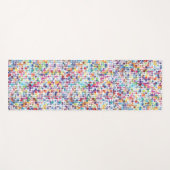  regenboogkleurige verfdruppels yogamat (Voorkant (horizontaal))