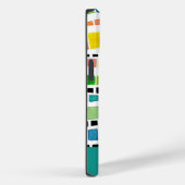 Regenboogkleurige Waterverf Mozaïek Abstract Case-Mate iPhone Case (Achterkant / Rechts)