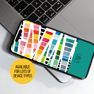 Regenboogkleurige Waterverf Mozaïek Abstract Case-Mate iPhone 14 Hoesje