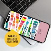 Regenboogkleurige Waterverf Mozaïek Abstract Case-Mate iPhone Case