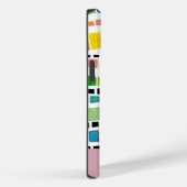 Regenboogkleurige Waterverf Mozaïek Abstract Case-Mate iPhone Case (Achterkant / Rechts)