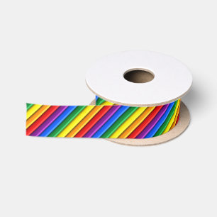 Regenboogkleurlint Satijnen Lint