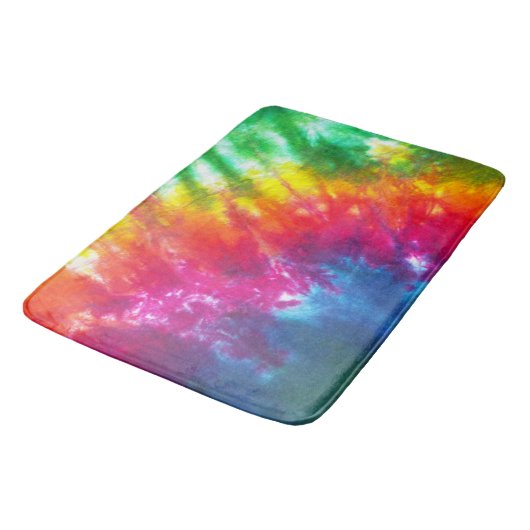 Regenboogkleurstof Stropdas-kleurstof Badmat (Gekanteld)