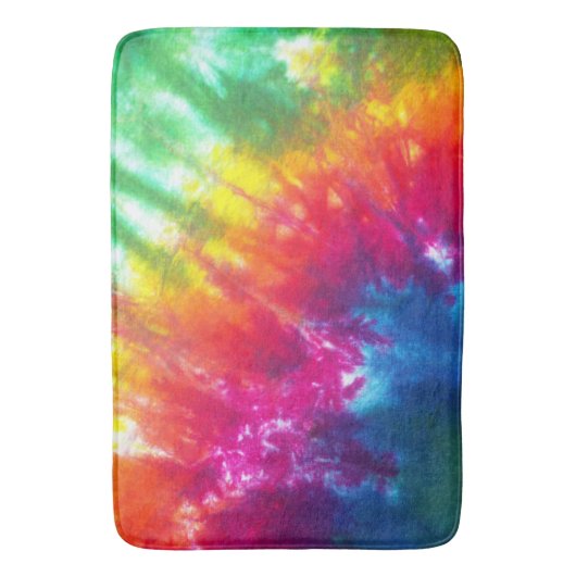 Regenboogkleurstof Stropdas-kleurstof Badmat (Voorkant Verticaal)