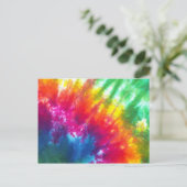 Regenboogkleurstof Stropdas-kleurstof Briefkaart (Staand voorkant)