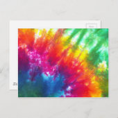 Regenboogkleurstof Stropdas-kleurstof Briefkaart (Voorkant / Achterkant)