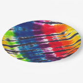 Regenboogkleurstof Stropdas-kleurstof Papieren Bordje (Gekanteld)