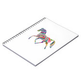 Regenboogkleurstrips Notitieboek (Linkerzijde)