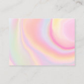 Regenboogknippert naslagillustraties marmer visitekaartje (Achterkant)
